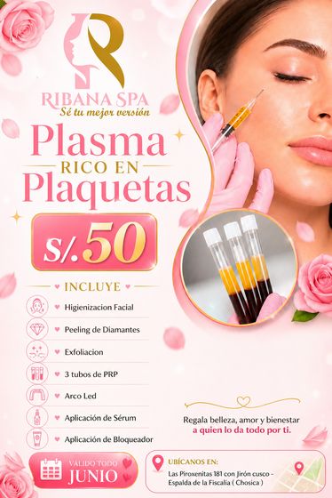 Plasma Rico en Plaquetas (PRP) - Ribana Spa