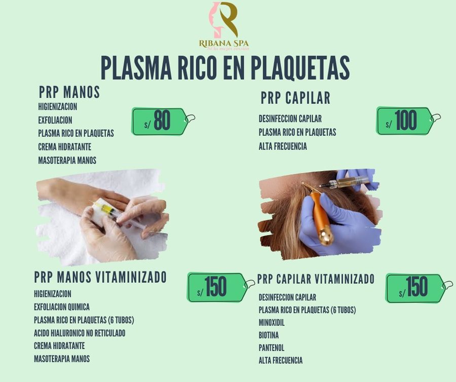 PRP Manos y Capilar Ribana Spa